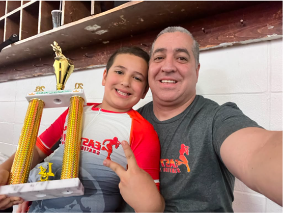 Papa y Miguel